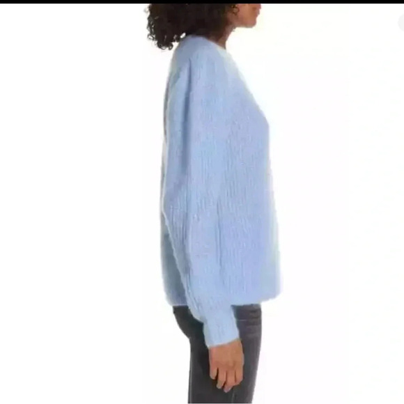 Lewit puff sleeve mohair blend sweater, NWT - Picture 5 of 11